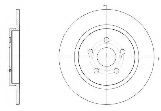 ROADHOUSE 6146400 гальмівний диск