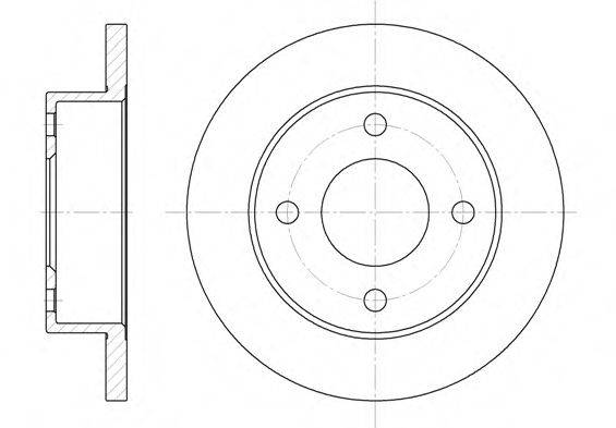 REMSA 601200 гальмівний диск