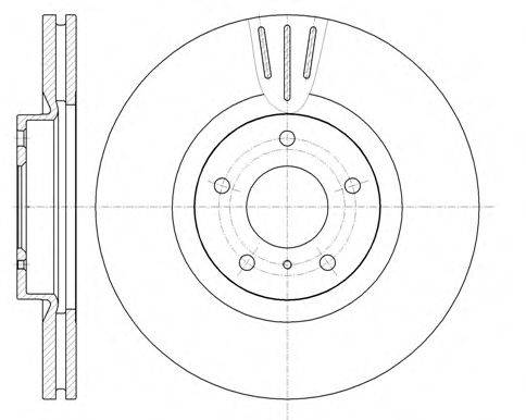 REMSA 6108610 гальмівний диск