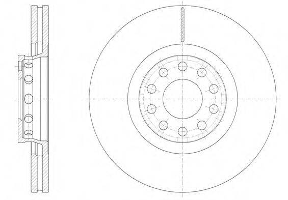 REMSA 6136210 гальмівний диск