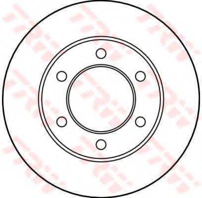 TRW DF1912 гальмівний диск