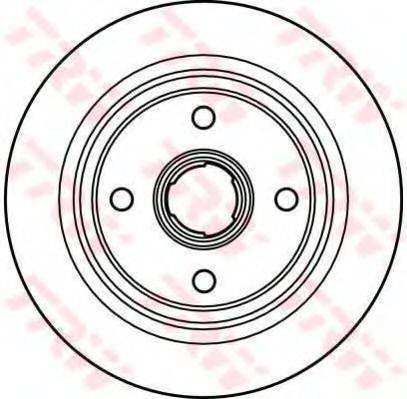 TRW DF2605 гальмівний диск