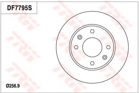 TRW DF7795 гальмівний диск