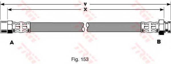 TRW PHA316 Гальмівний шланг