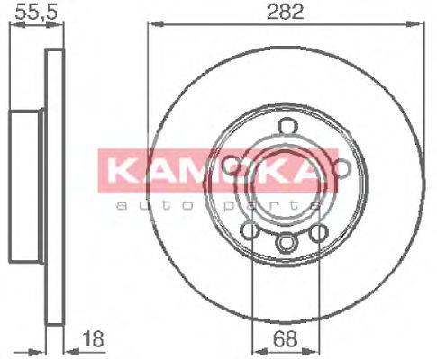 KAMOKA 1032022 гальмівний диск