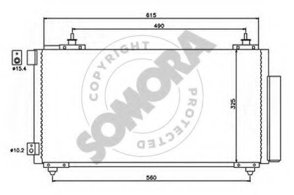 SOMORA 317660 Конденсатор, кондиціонер