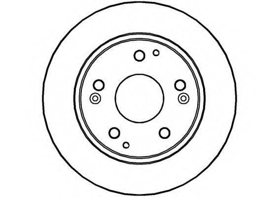 NATIONAL NBD1103 гальмівний диск