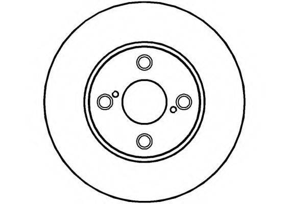 NATIONAL NBD1207 гальмівний диск