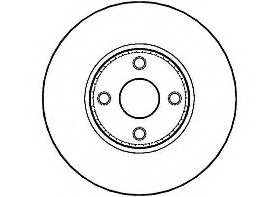 NATIONAL NBD1209 гальмівний диск