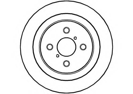 NATIONAL NBD1453 гальмівний диск