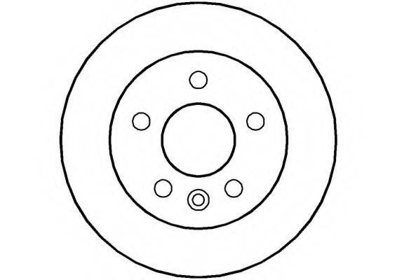 NATIONAL NBD302 гальмівний диск
