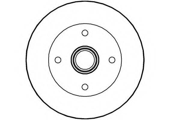 NATIONAL NBD356 гальмівний диск