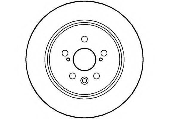 NATIONAL NBD554 гальмівний диск