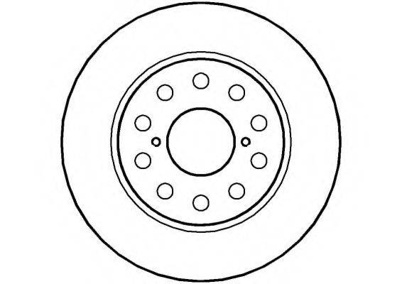 NATIONAL NBD558 гальмівний диск