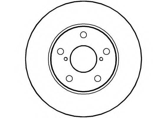 NATIONAL NBD695 гальмівний диск