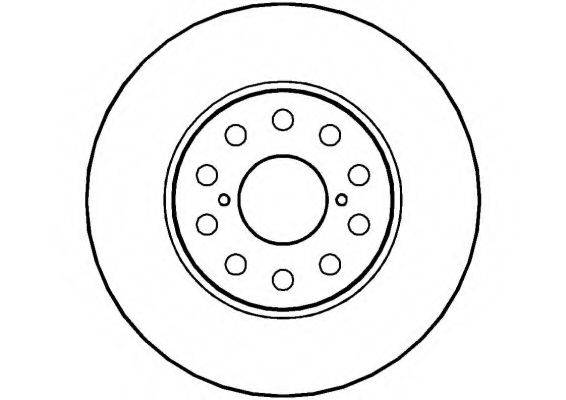 NATIONAL NBD696 гальмівний диск