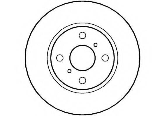 NATIONAL NBD806 гальмівний диск