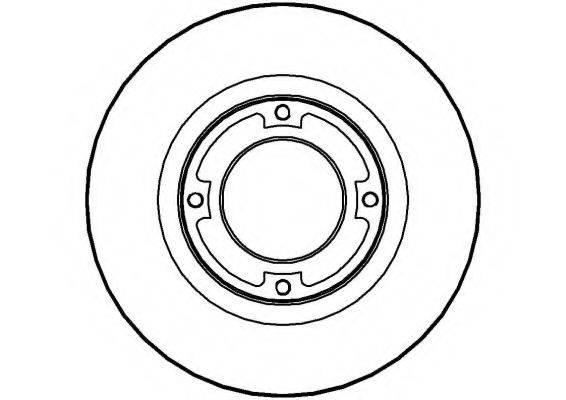 NATIONAL NBD872 гальмівний диск