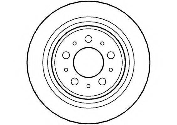 NATIONAL NBD912 гальмівний диск