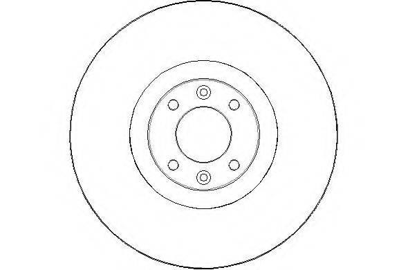 NATIONAL NBD1587 гальмівний диск