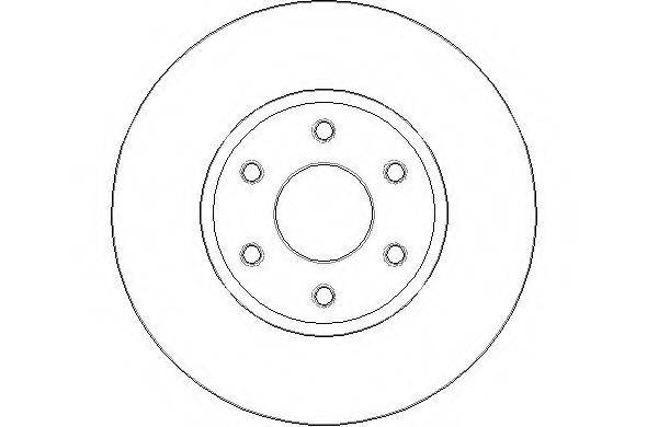 NATIONAL NBD1603 гальмівний диск