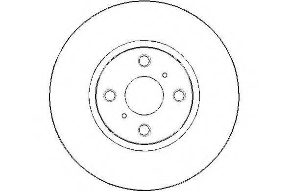 NATIONAL NBD1610 гальмівний диск