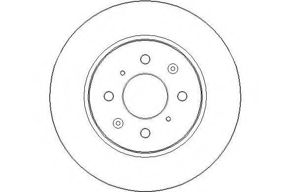 NATIONAL NBD1685 гальмівний диск