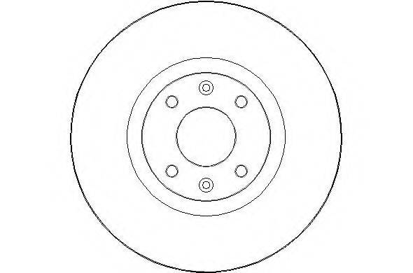 NATIONAL NBD1713 гальмівний диск