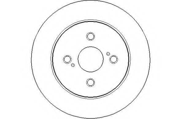 NATIONAL NBD1724 гальмівний диск