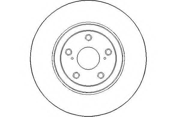 NATIONAL NBD1729 гальмівний диск