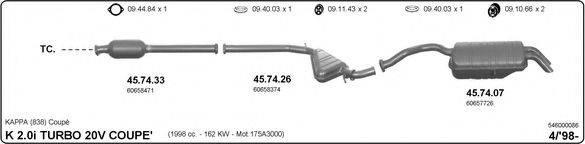 IMASAF 546000086 Система випуску ОГ