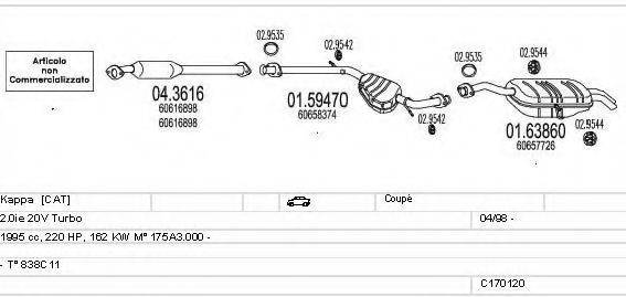 MTS C170120008101 Система випуску ОГ