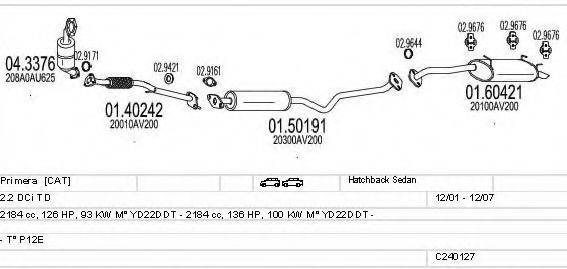 MTS C240127004603 Система випуску ОГ