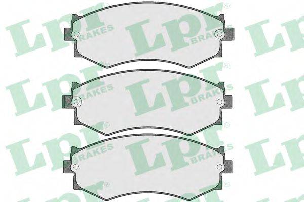 LPR 05P1690 Комплект гальмівних колодок, дискове гальмо