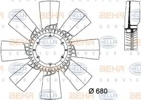 RENAULT TRUCKS 50 10 315 993 Крильчатка вентилятора, охолодження двигуна