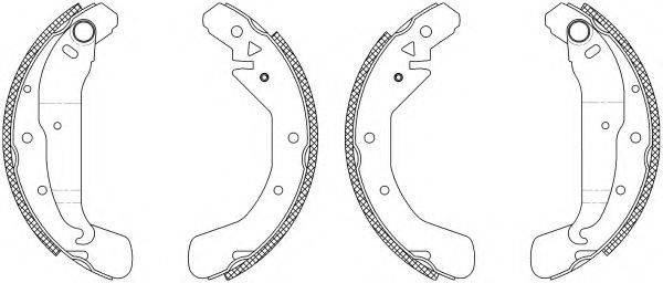 HELLA 8DB355003481 Комплект гальмівних колодок