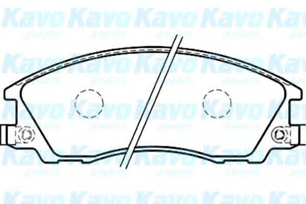KAVO PARTS BP3021 Комплект гальмівних колодок, дискове гальмо