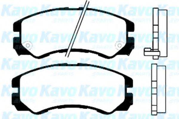 KAVO PARTS BP3501 Комплект гальмівних колодок, дискове гальмо