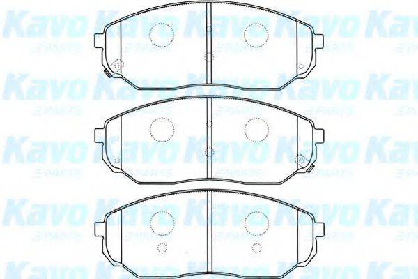 KAVO PARTS BP4010 Комплект гальмівних колодок, дискове гальмо