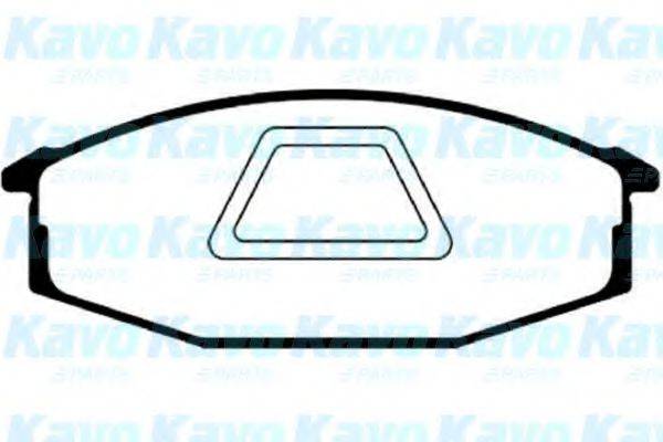 KAVO PARTS BP6534 Комплект гальмівних колодок, дискове гальмо