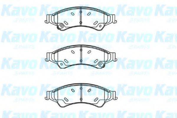 KAVO PARTS BP4583 Комплект гальмівних колодок, дискове гальмо