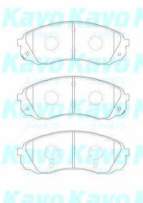 KAVO PARTS BP4022 Комплект гальмівних колодок, дискове гальмо