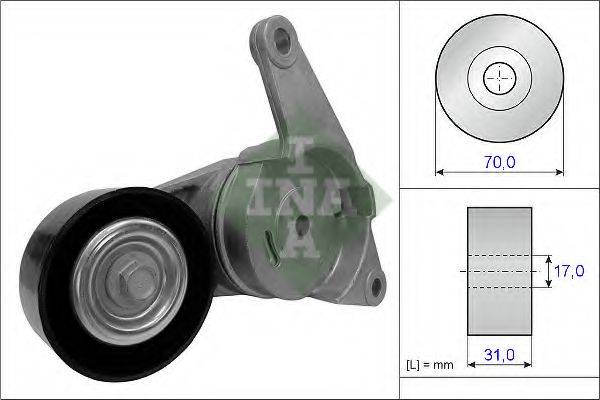 PONTIAC 12575509 Натягувач ременя, клинового зубча
