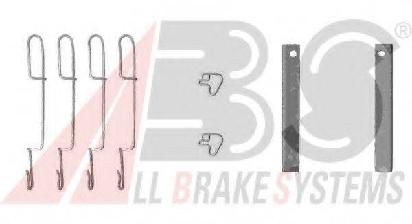 A.B.S. 1280Q Комплектуючі, колодки дискового гальма