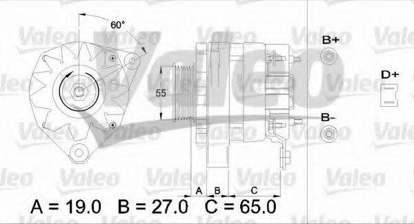 VALEO 433489 Генератор