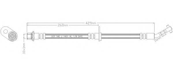 REMKAFLEX 5245 Гальмівний шланг