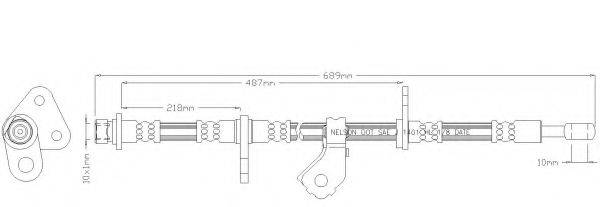 REMKAFLEX 5668 Гальмівний шланг
