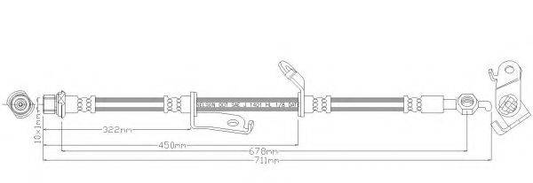 REMKAFLEX 6932 Гальмівний шланг