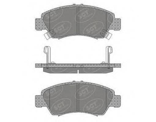 SCT GERMANY SP600PR Комплект гальмівних колодок, дискове гальмо