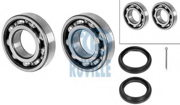 RUVILLE 8104 Комплект підшипника маточини колеса